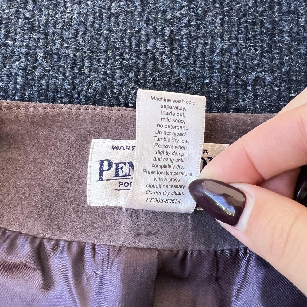 Pendleton Jacket Womens Petite Medium Purple Sued… - image 4